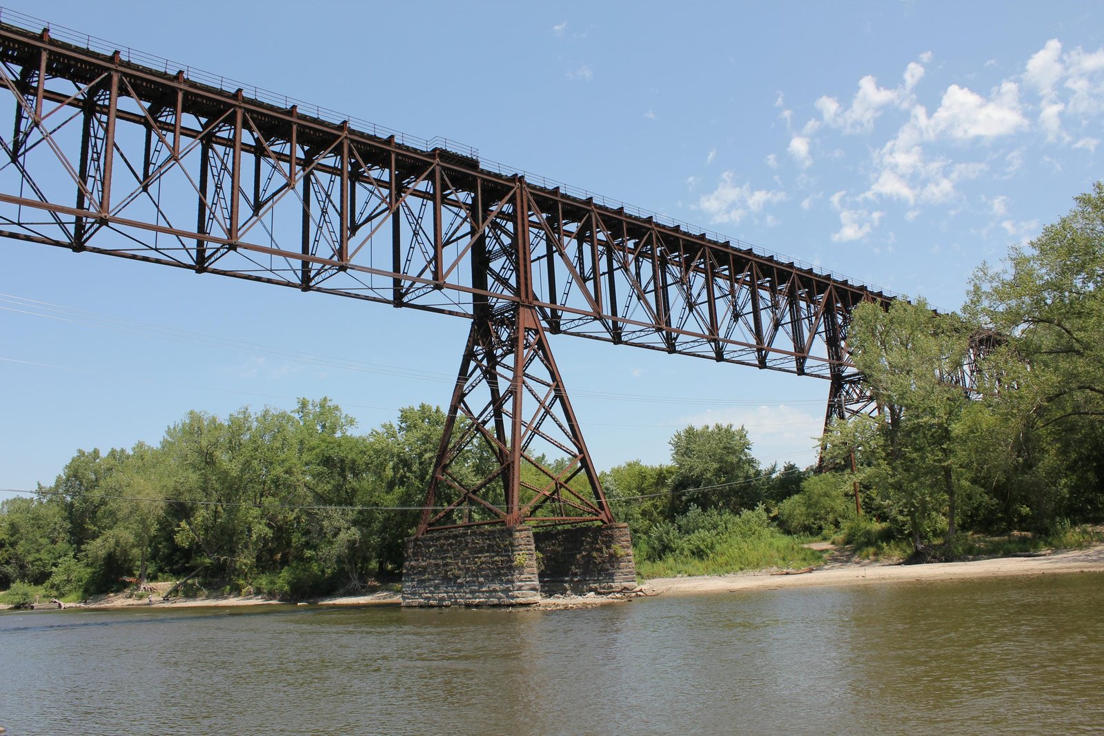 Overview of river spans (spans #22, right and #23, left)
